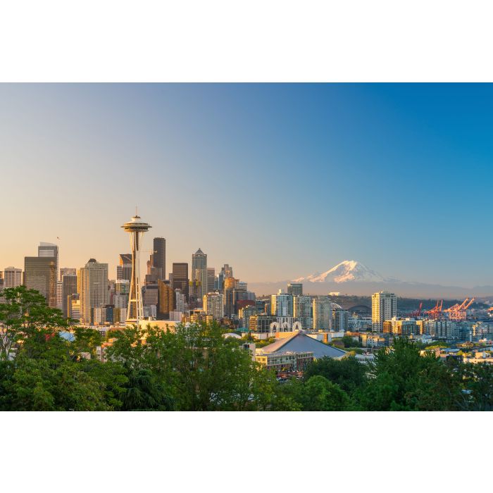 View of downtown Seattle skyline in Seattle Washington, USA - ID # 510935326