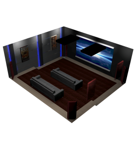 Acoustimac Home Theater Room Package I
