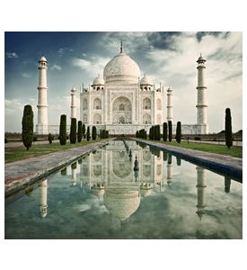 Taj Mahal in sunrise light Agra India - ID # 219354190